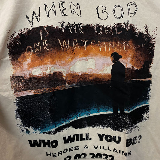 Metro Boomin Heroes & Villains Who Will You Be T-Shirt Medium