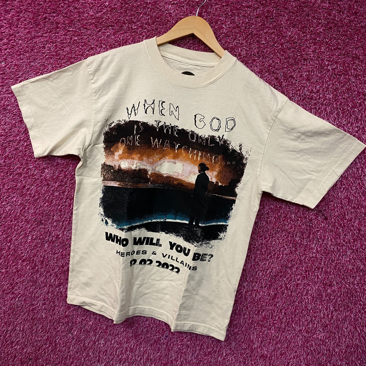 Metro Boomin Heroes & Villains Who Will You Be T-Shirt Medium