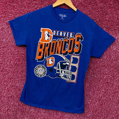 Junk Food Clothing Denver Broncos Checkdown Flea Market T-shirt Small