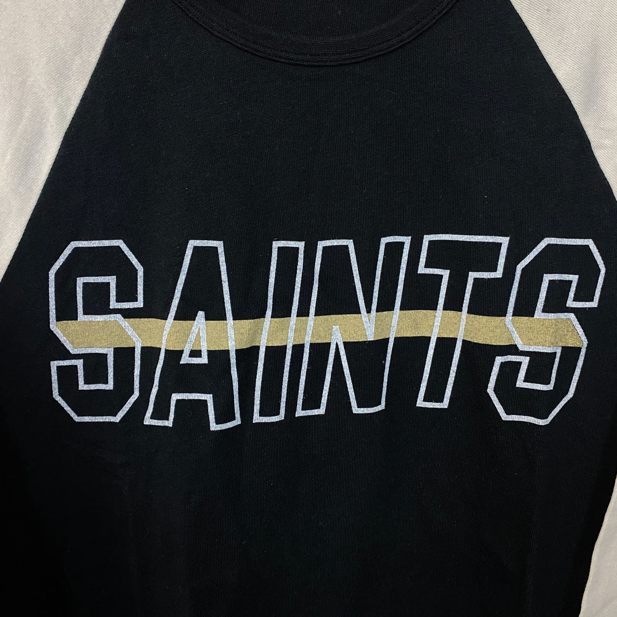 Junk Food New Orleans Saints 3/4 Sleeve Graphic Medium