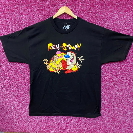 Ren and Stimpy Butt Buddy Animated Series Nickelodeon Tee XL