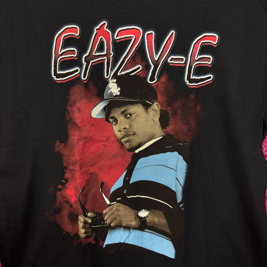 Eazy-E Ruthless Records NWA Poster West Coast Hip Hop Tee large