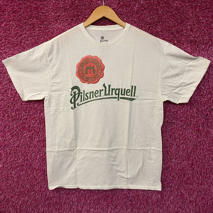 Pilsner Urquell Logo Graphic T-Shirt Medium