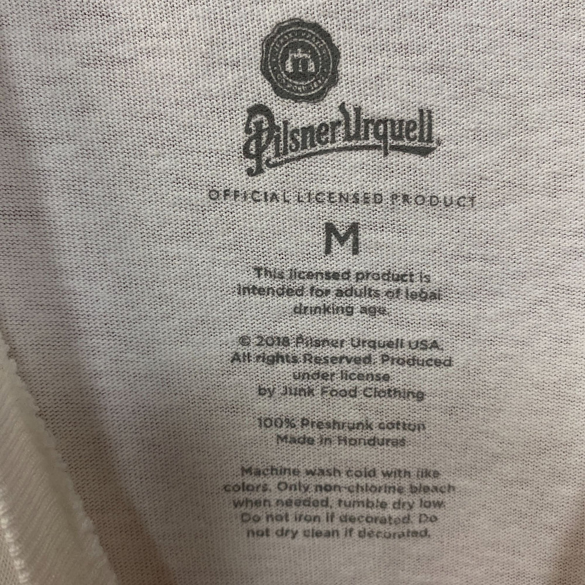 Pilsner Urquell Logo Graphic T-Shirt Medium