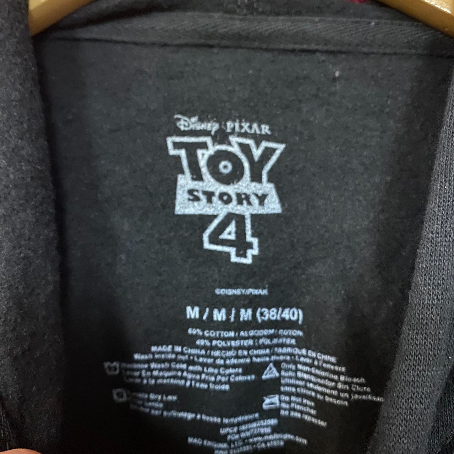 Forky Why Am I Here? Toy Story 4 Disney Pixar Hoodie Medium