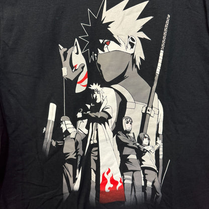 Naruto Shippuden ANBU Black Ops Kakashi Hokages Anime T-shirt size medium