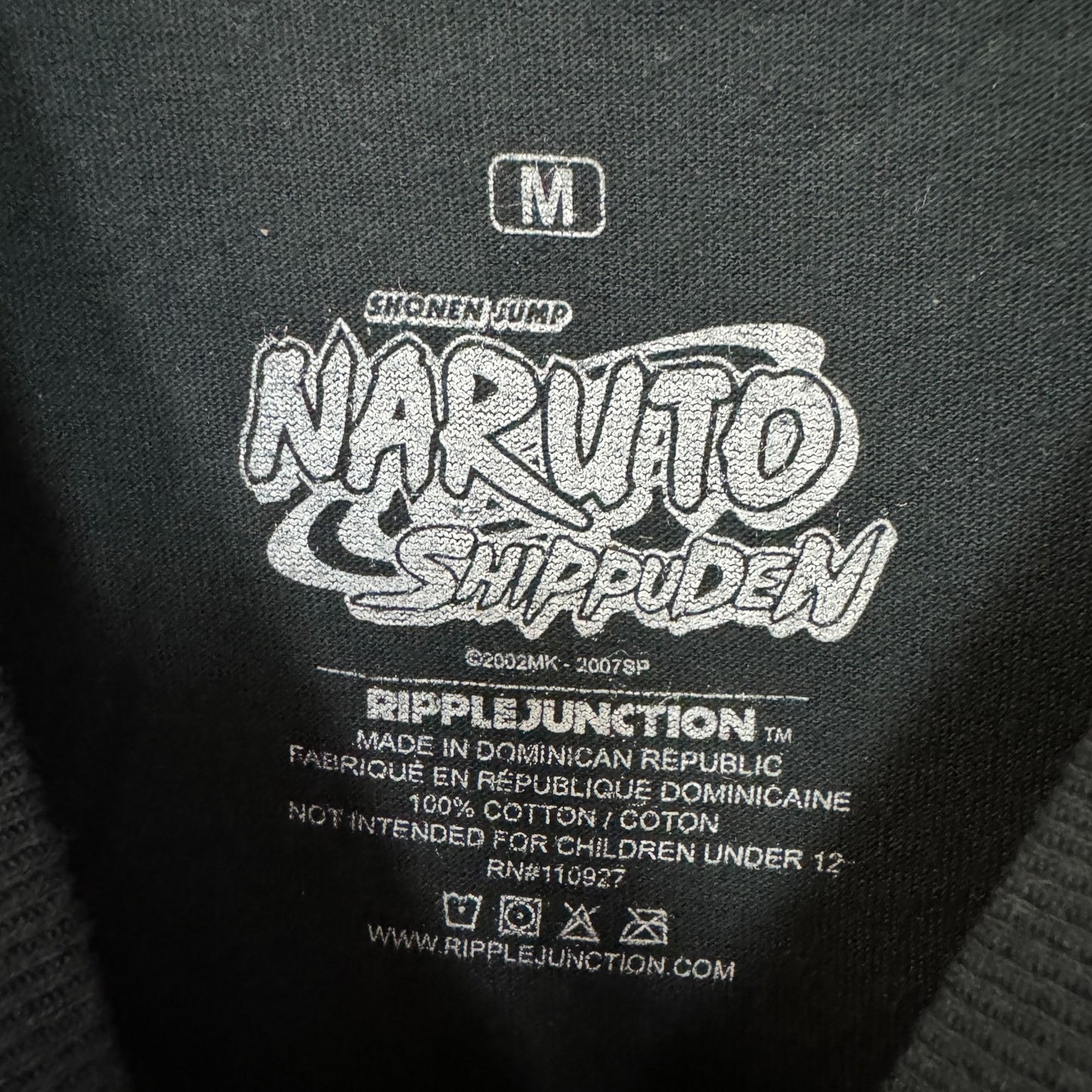 Naruto Shippuden ANBU Black Ops Kakashi Hokages Anime T-shirt size medium