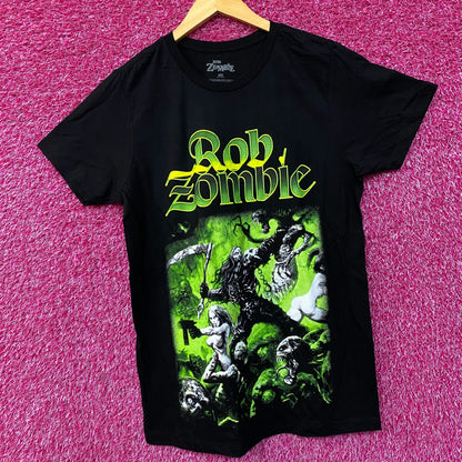 Rob Zombie Death War Graphic Design T-Shirt Medium