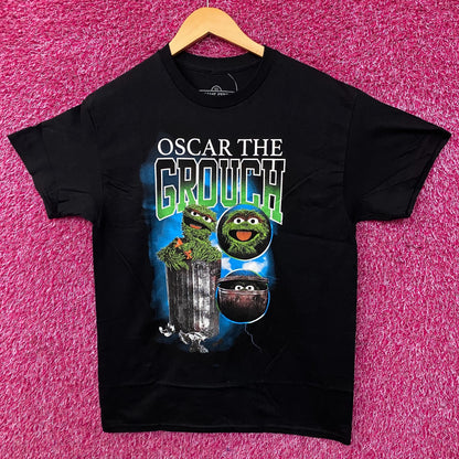 Sesame Street Oscar The Grouch Retro Graphic T-Shirt Medium