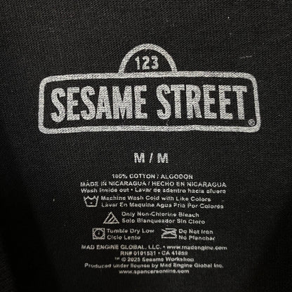 Sesame Street Oscar The Grouch Retro Graphic T-Shirt Medium