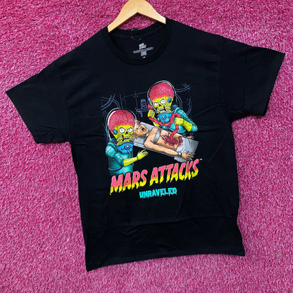 Mars Attacks "Unraveled" Graphic T-Shirt Large
