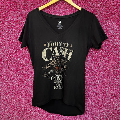 Johnny black Womens Country Rock n Roll top Medium