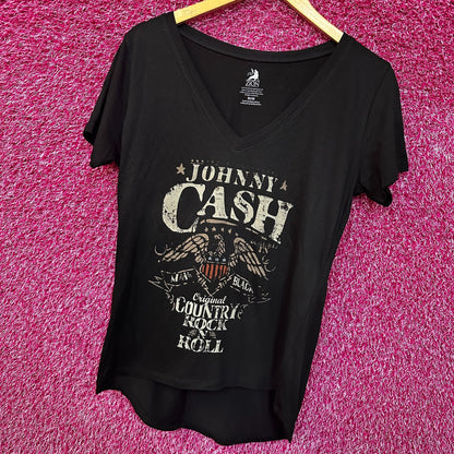 Johnny black Womens Country Rock n Roll top Medium