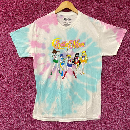 Sailor Moon Sailor Scouts Anime Series T-Shirt Tie Dye Small