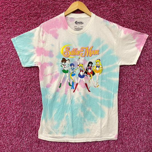 Sailor Moon Sailor Scouts Anime Series T-Shirt Tie Dye Small