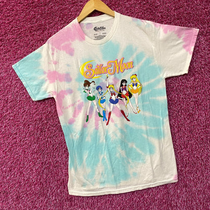 Sailor Moon Sailor Scouts Anime Series T-Shirt Tie Dye Small
