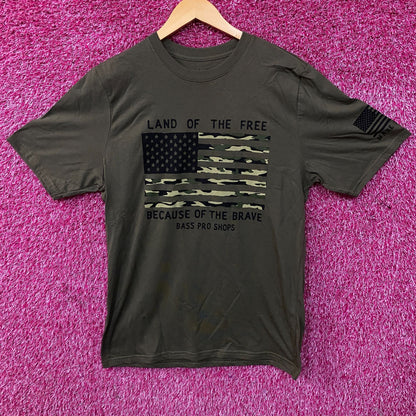 Bass Pro Shops Land of the Free Graphic T-Shirt Medium