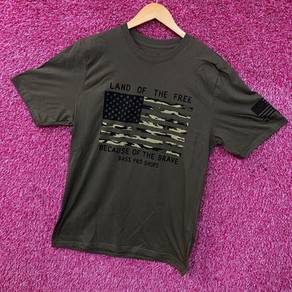 Bass Pro Shops Land of the Free Graphic T-Shirt Medium