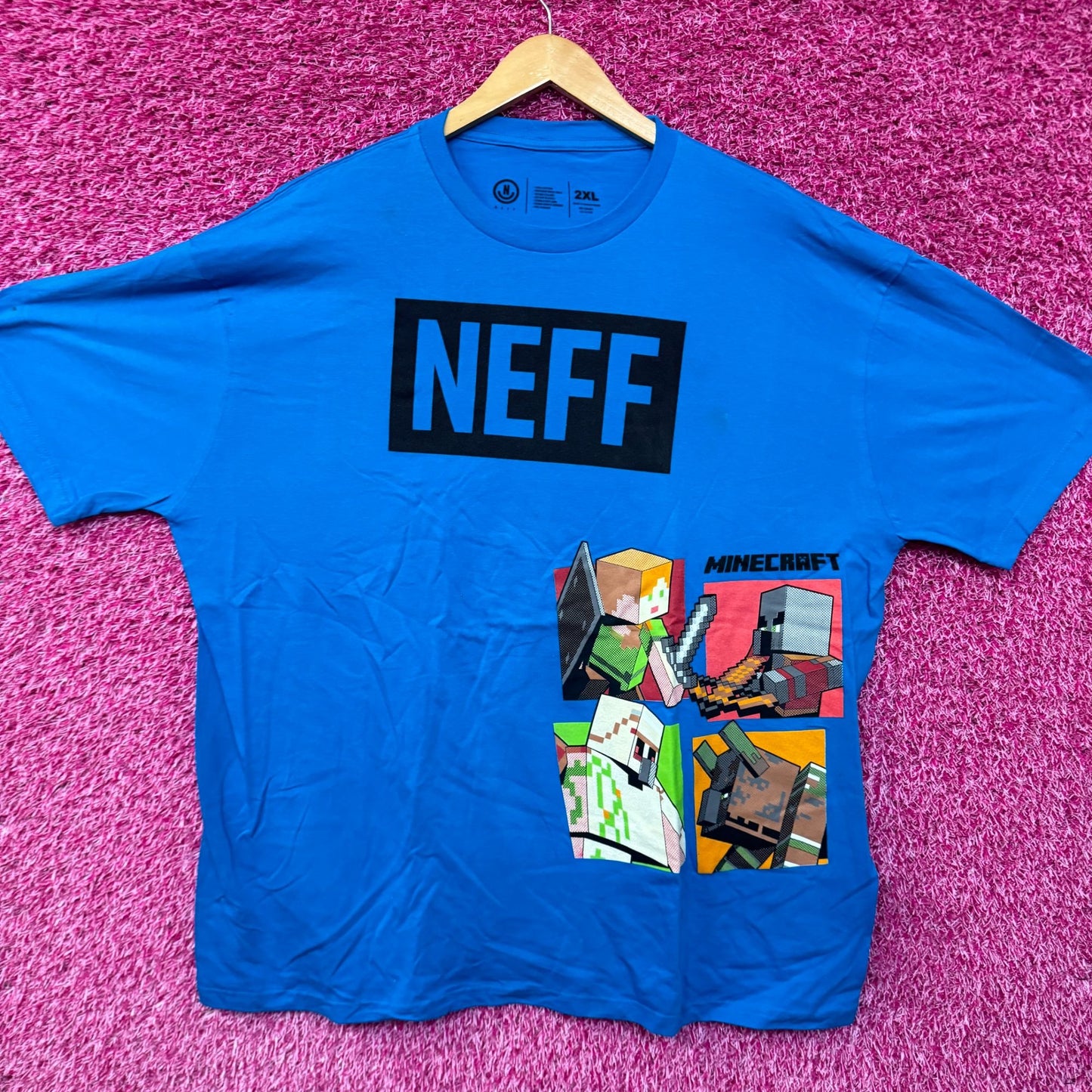 NEFF Minecraft T-shirt Size 2XL