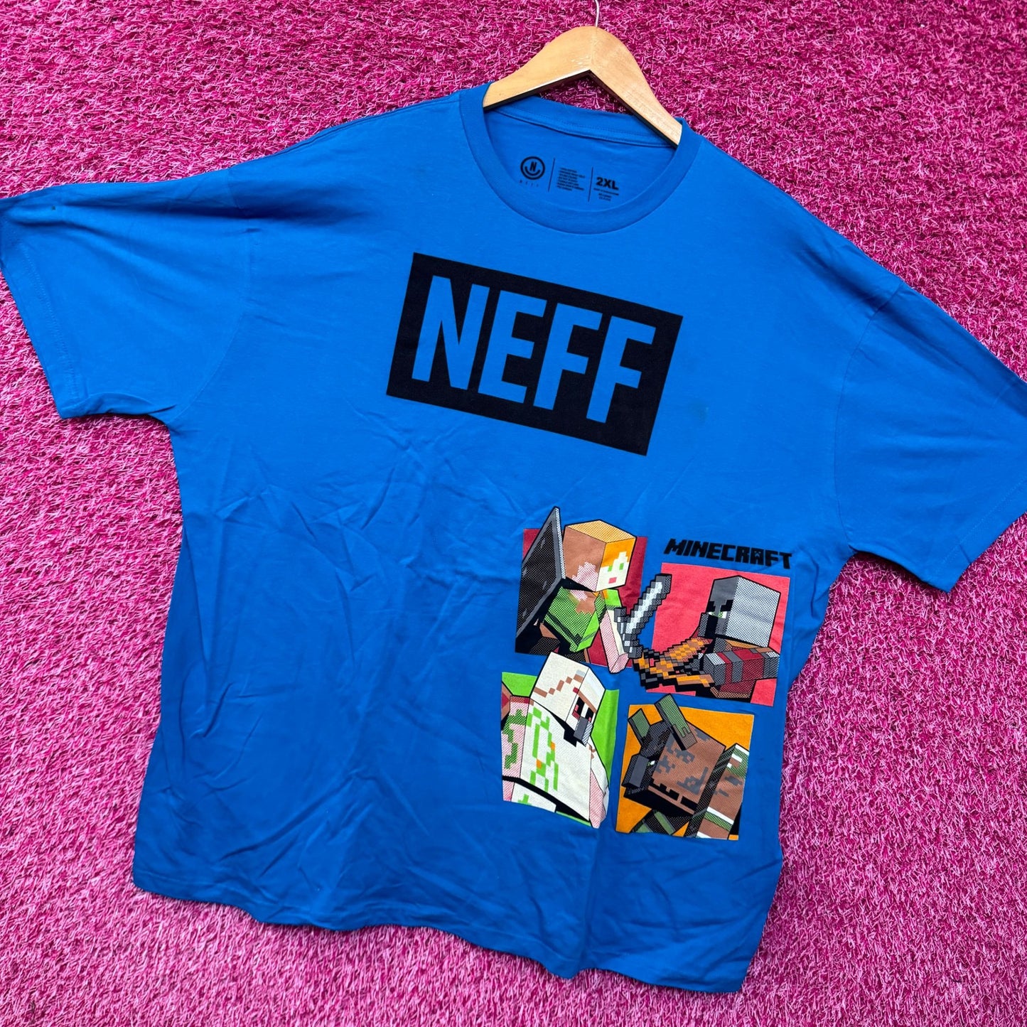 NEFF Minecraft T-shirt Size 2XL