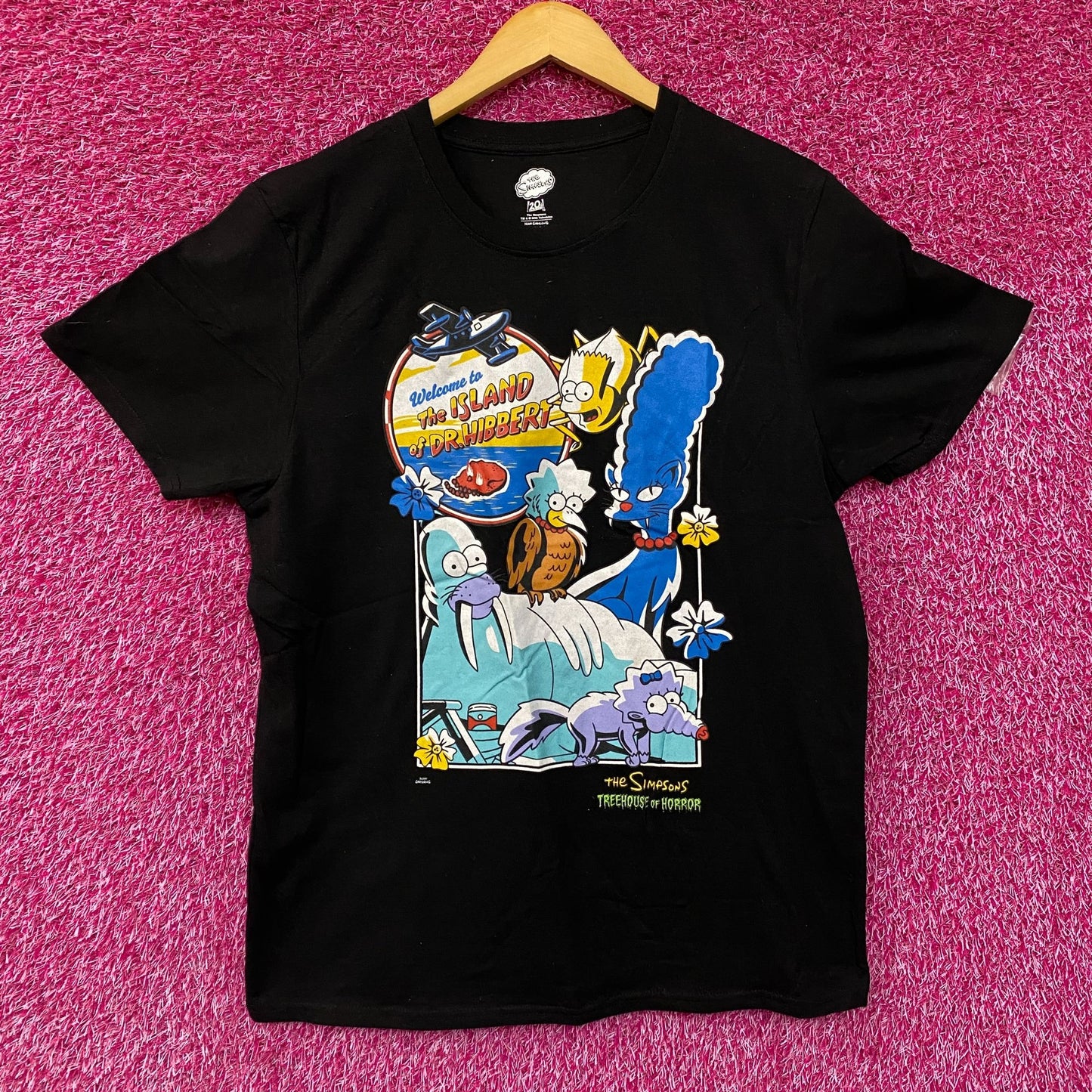 The Simpsons The Island Of Dr. Hibbert Treehouse Of Horror T-Shirt large