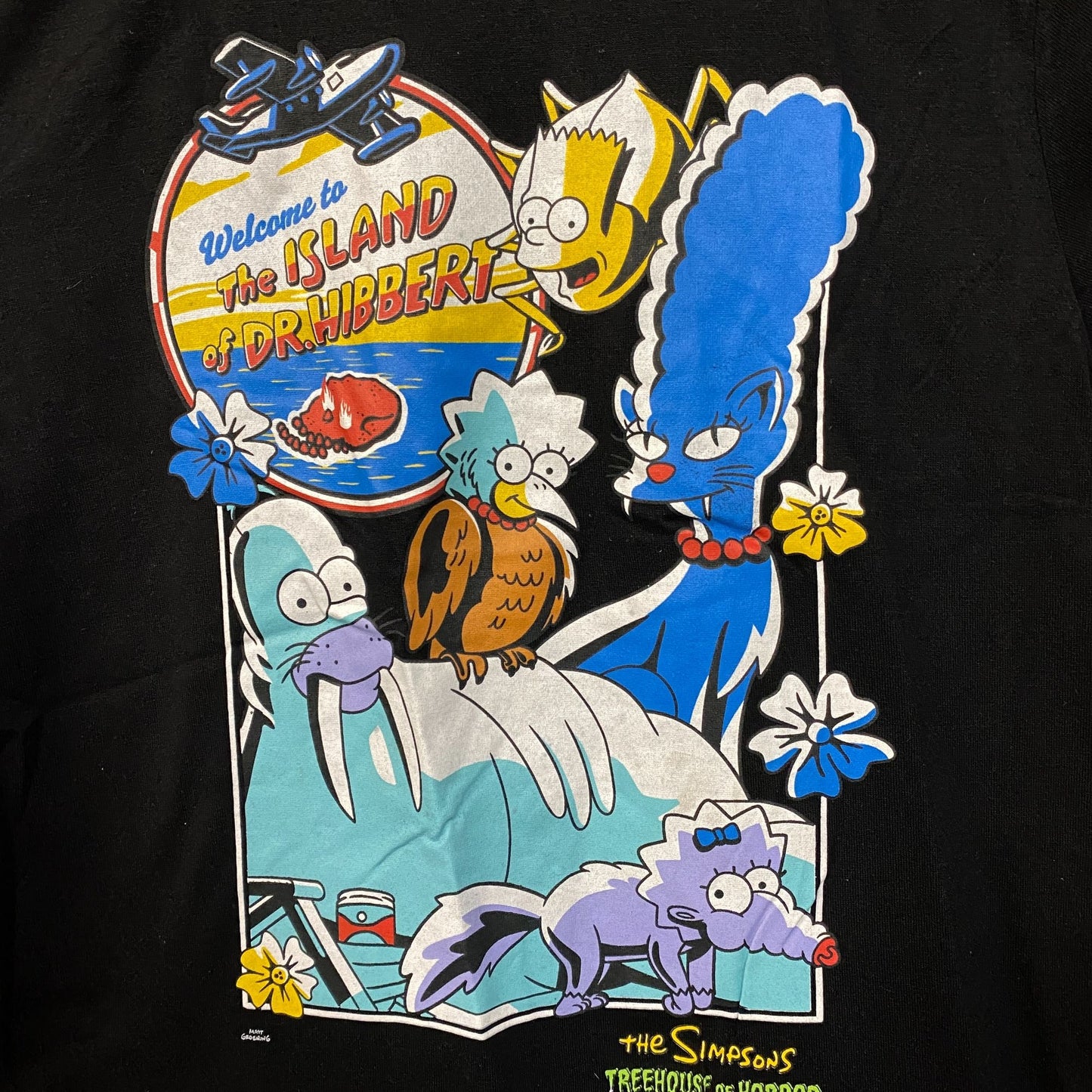 The Simpsons The Island Of Dr. Hibbert Treehouse Of Horror T-Shirt large