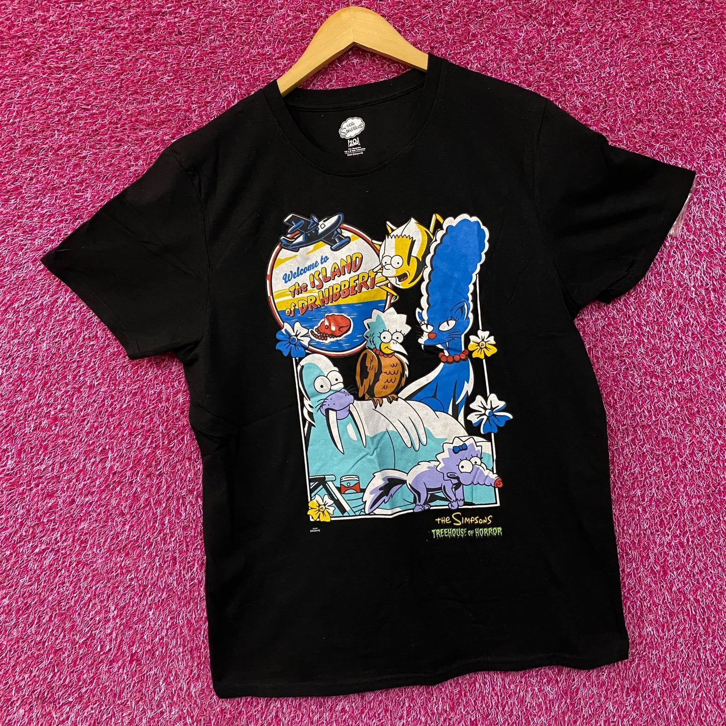The Simpsons The Island Of Dr. Hibbert Treehouse Of Horror T-Shirt large