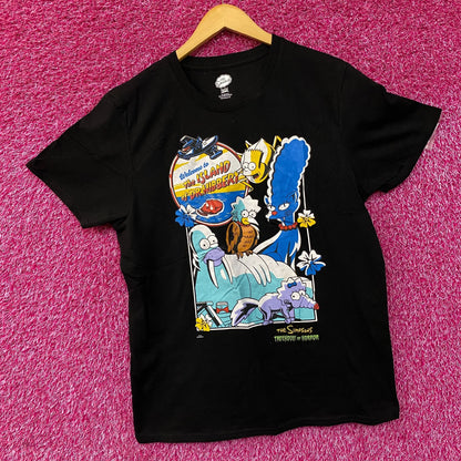 The Simpsons The Island Of Dr. Hibbert Treehouse Of Horror T-Shirt large