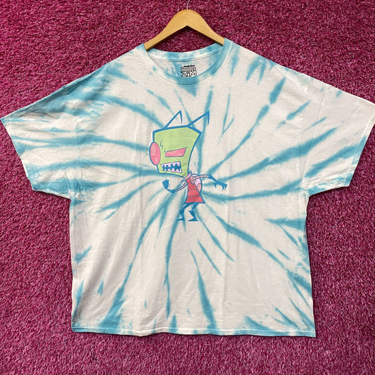 Nickelodeon Invader Zim Tie-Dye Cartoon T-Shirt 2XL