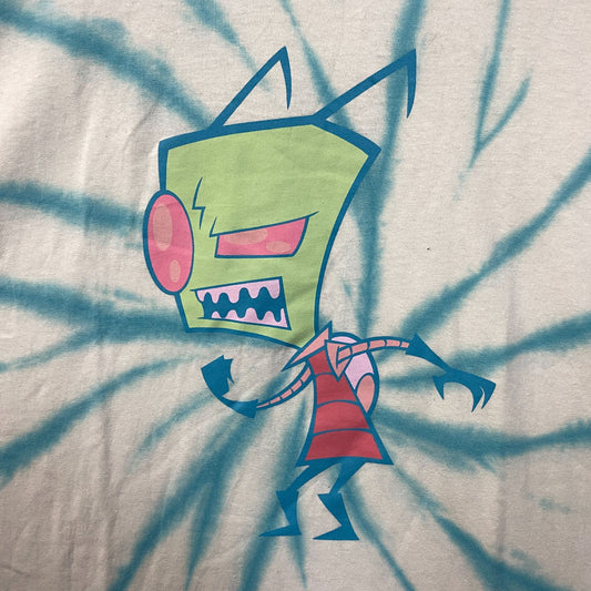 Nickelodeon Invader Zim Tie-Dye Cartoon T-Shirt 2XL
