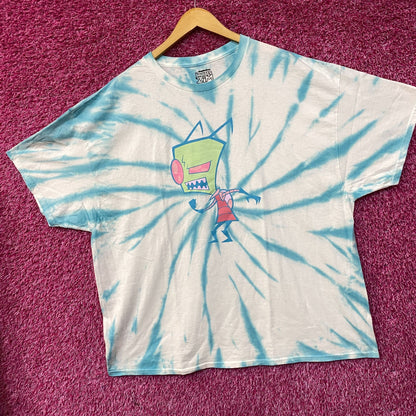 Nickelodeon Invader Zim Tie-Dye Cartoon T-Shirt 2XL