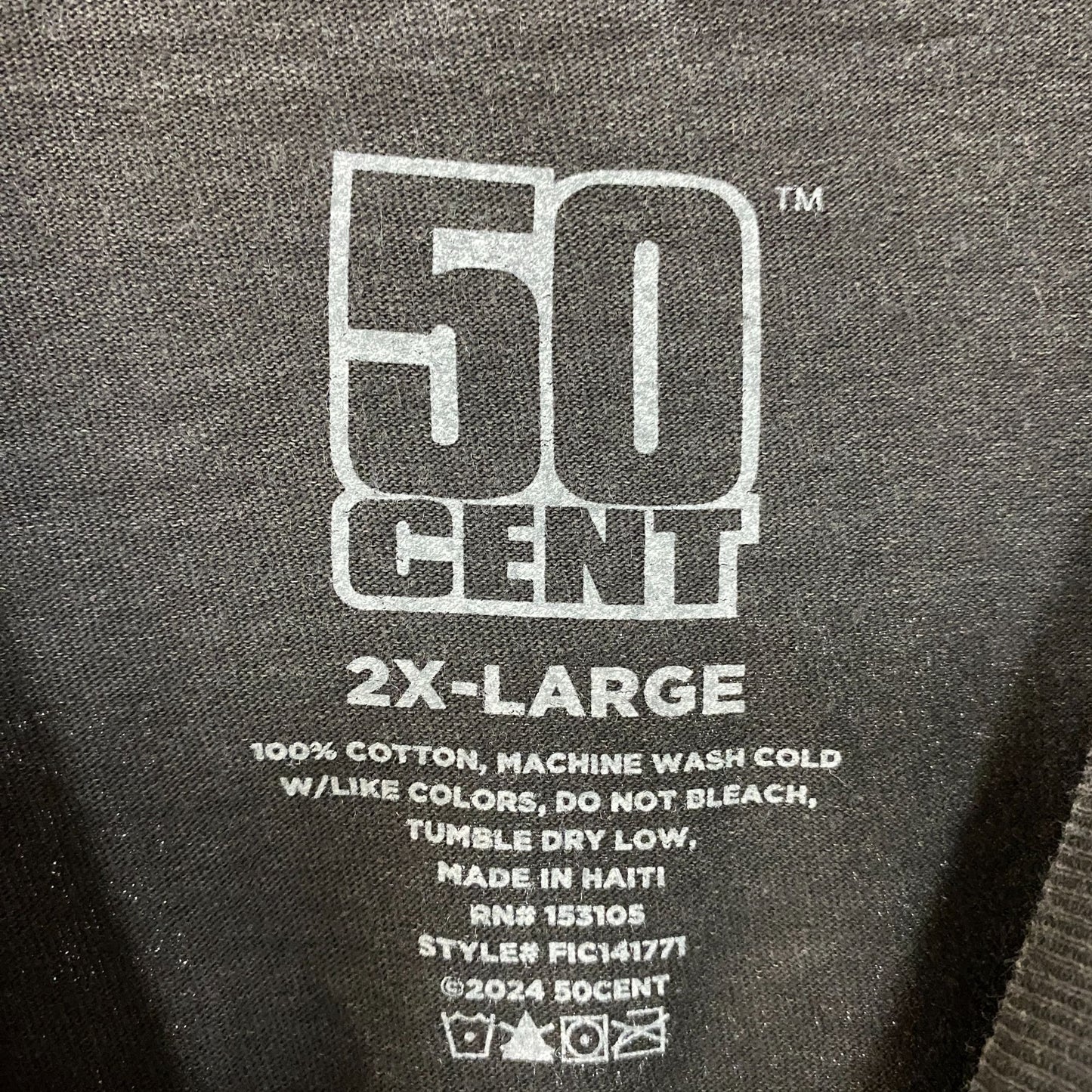 50 Cent Get Rich or Die Tryin T-Shirt 2XL