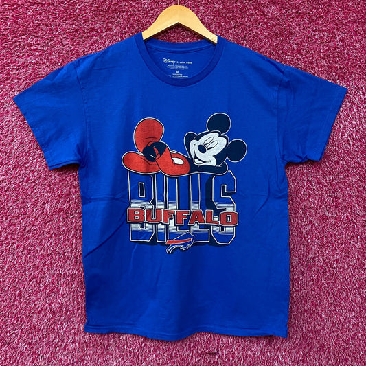 Junk Food X Mickey Mouse NFL Buffalo Bills Blue T-Shirt Medium