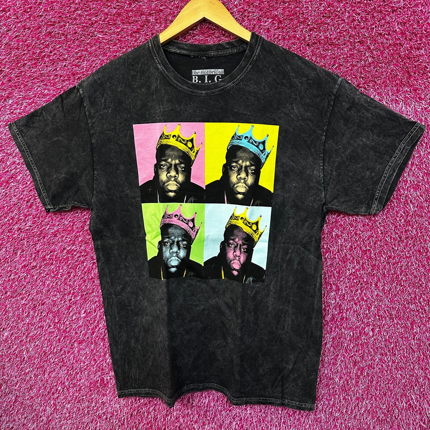 Notorious Big Rap Pop Art Tshirt size Large