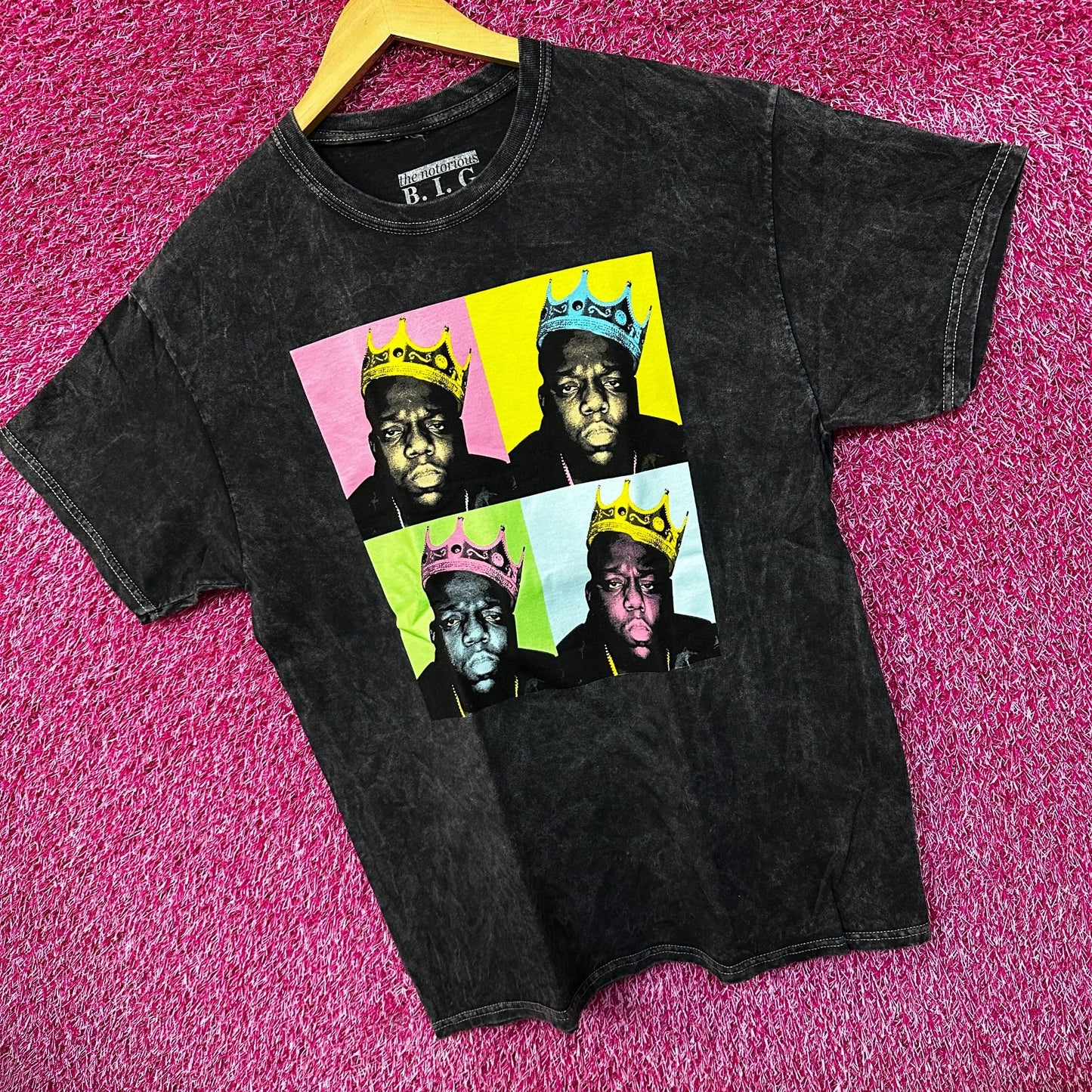 Notorious Big Rap Pop Art Tshirt size Large