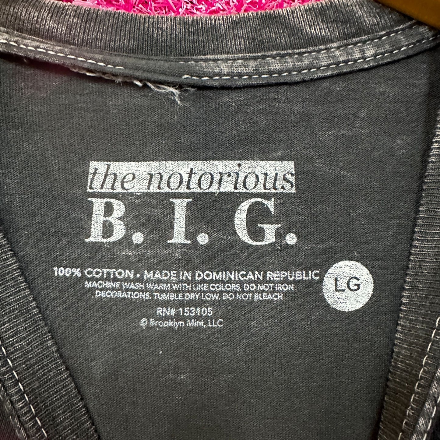 Notorious Big Rap Pop Art Tshirt size Large