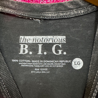 Notorious Big Rap Pop Art Tshirt size Large