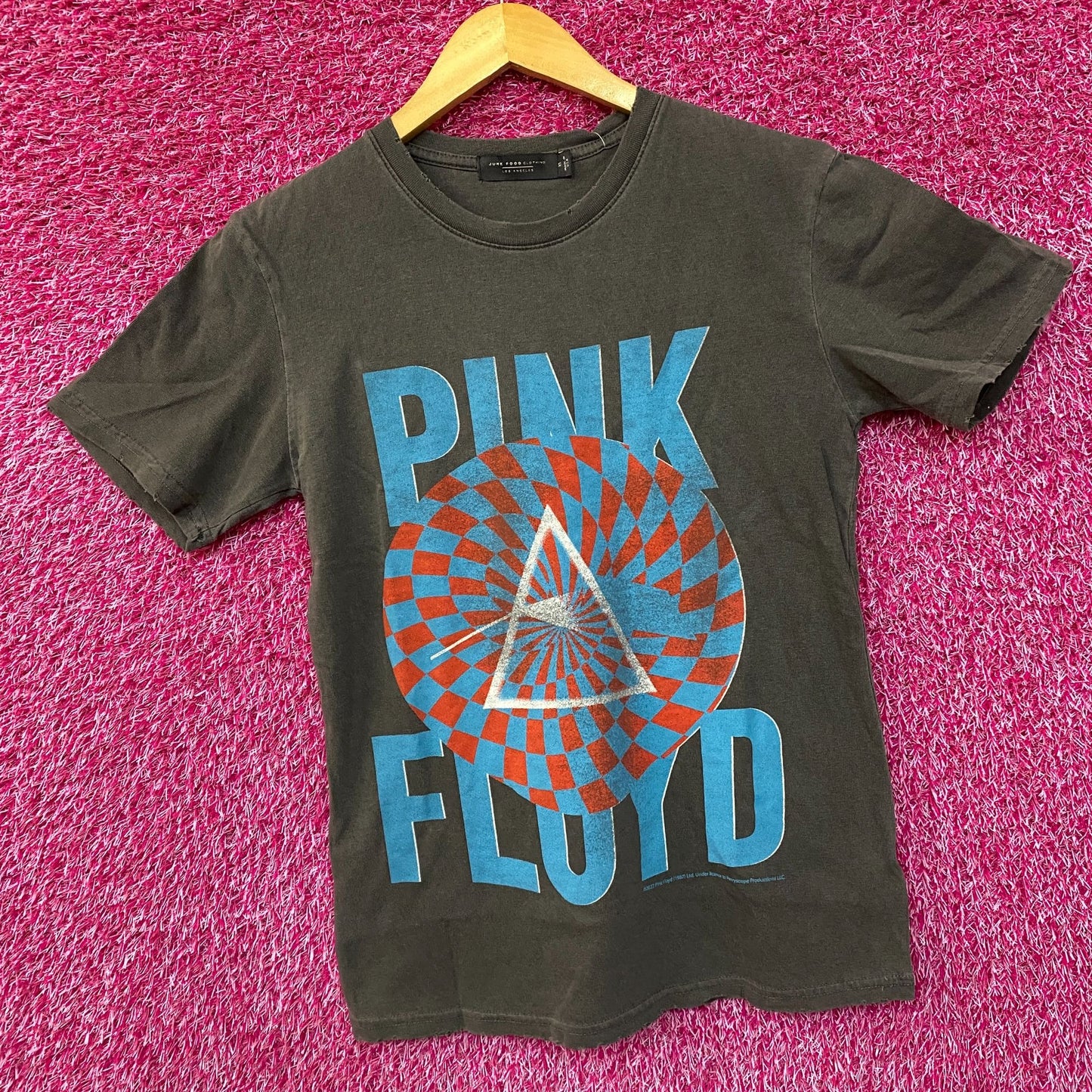 Junk Food Pink Floyd Circle Pattern Vintage T-Shirt Small
