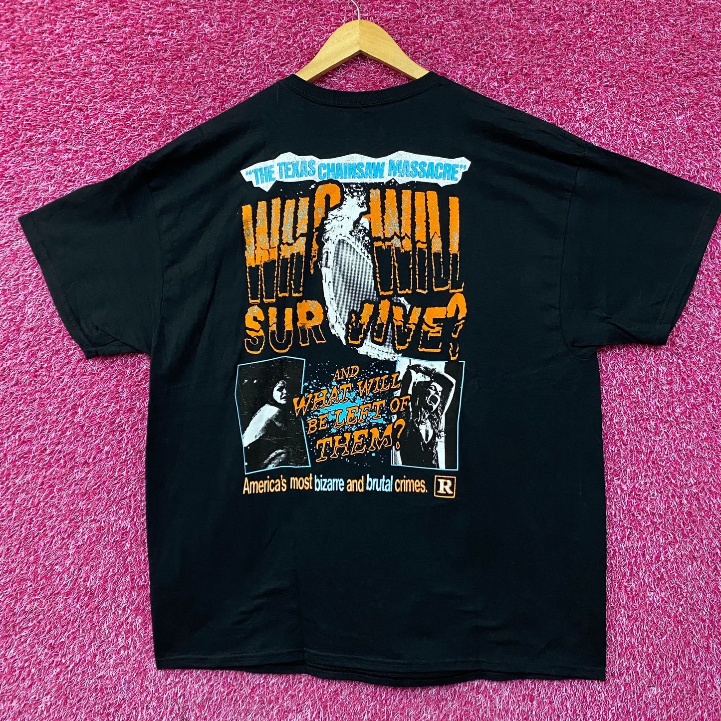 The Texas Chainsaw Massacre Who Will Survive Horror T-Shirt 2X