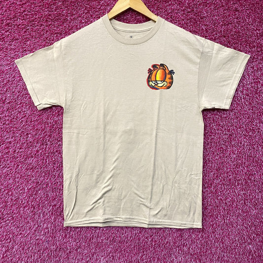 Garfield I'm Not Messy Im Creative Cartoon Beige T-Shirt Medium