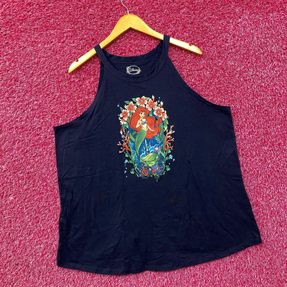 Disney My Little Mermaid Ariel Graphic Design Tank Top Size 2