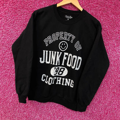 Property Of Junk Food Clothing '98 Flea Market Crew Sweatshirt XS