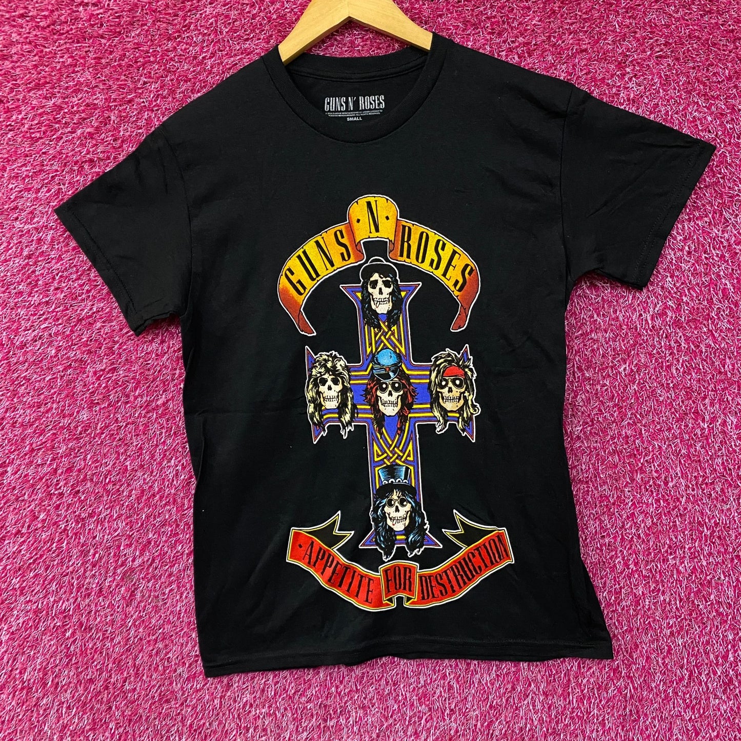 Guns N' Roses Appetite For Destruction Rock Band T-Shirt Small