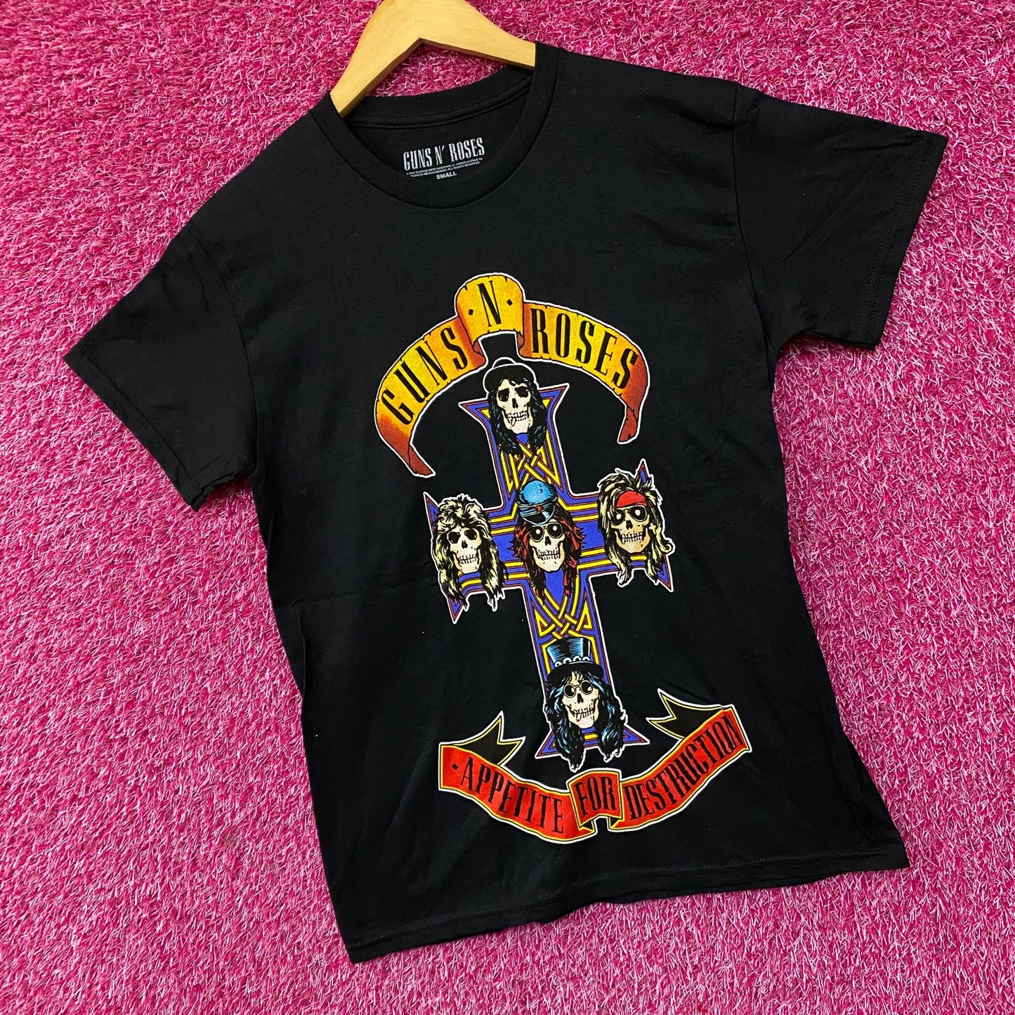 Guns N' Roses Appetite For Destruction Rock Band T-Shirt Small