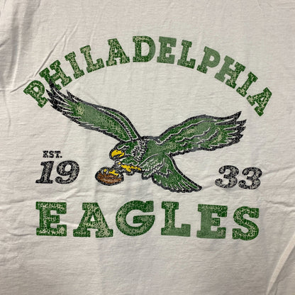 Junk Food Philadelphia Eagles Vintage Style Graphic T-Shirt Large