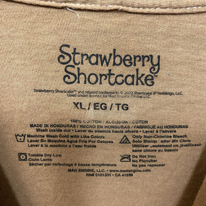 Strawberry’s Shortcake Women's Cute Mineral Wash Tshirt size Medium