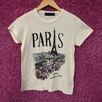 Junk Food Clothing Paris Room with a View Women's Original Tee XS