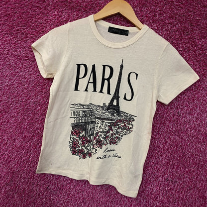 Junk Food Clothing Paris Room with a View Women's Original Tee XS