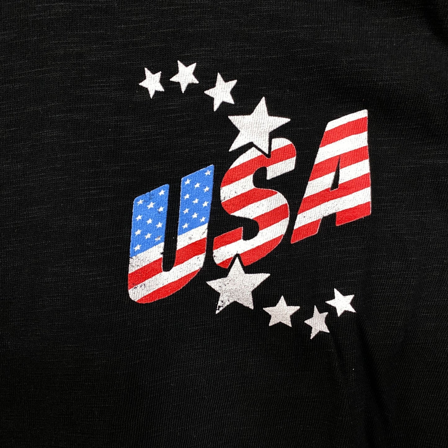 Junk Food Clothing USA Mock Neck Crop T-Shirt 2XL