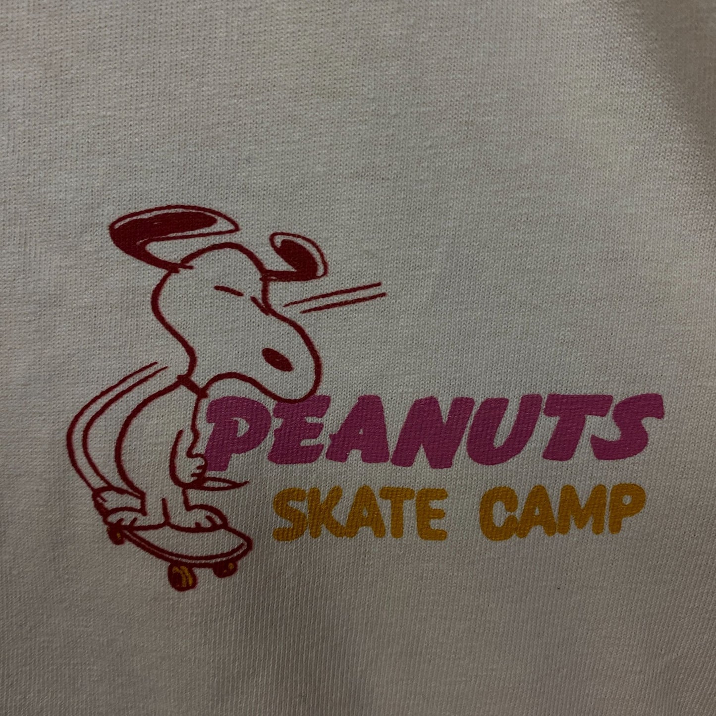Peanuts Snoopy Skate Camp Graphic T-Shirt Medium